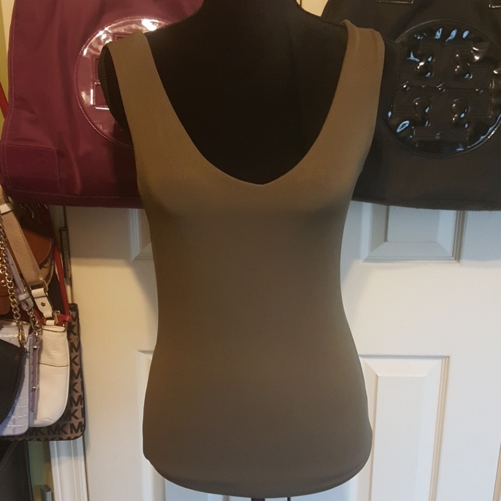 Olive pullover top